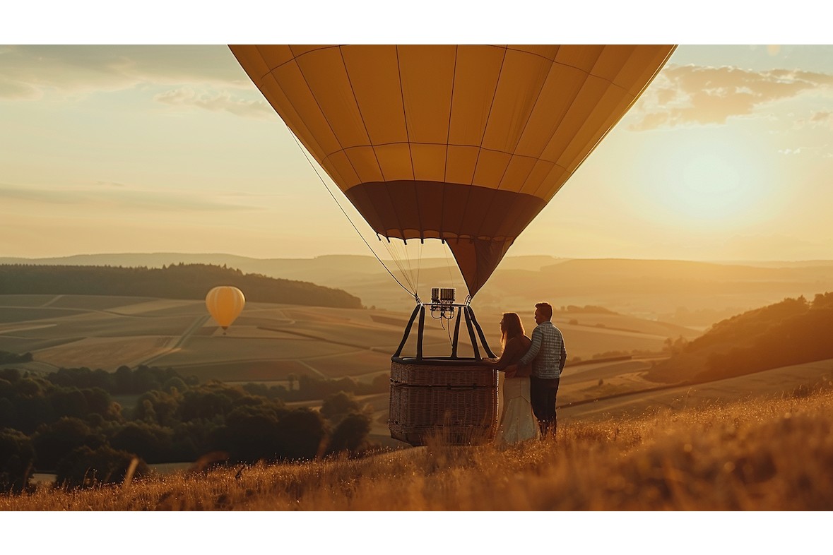 Romantik Ballonfahrt