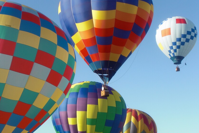 Ballonfahrt Sonnenaufgang