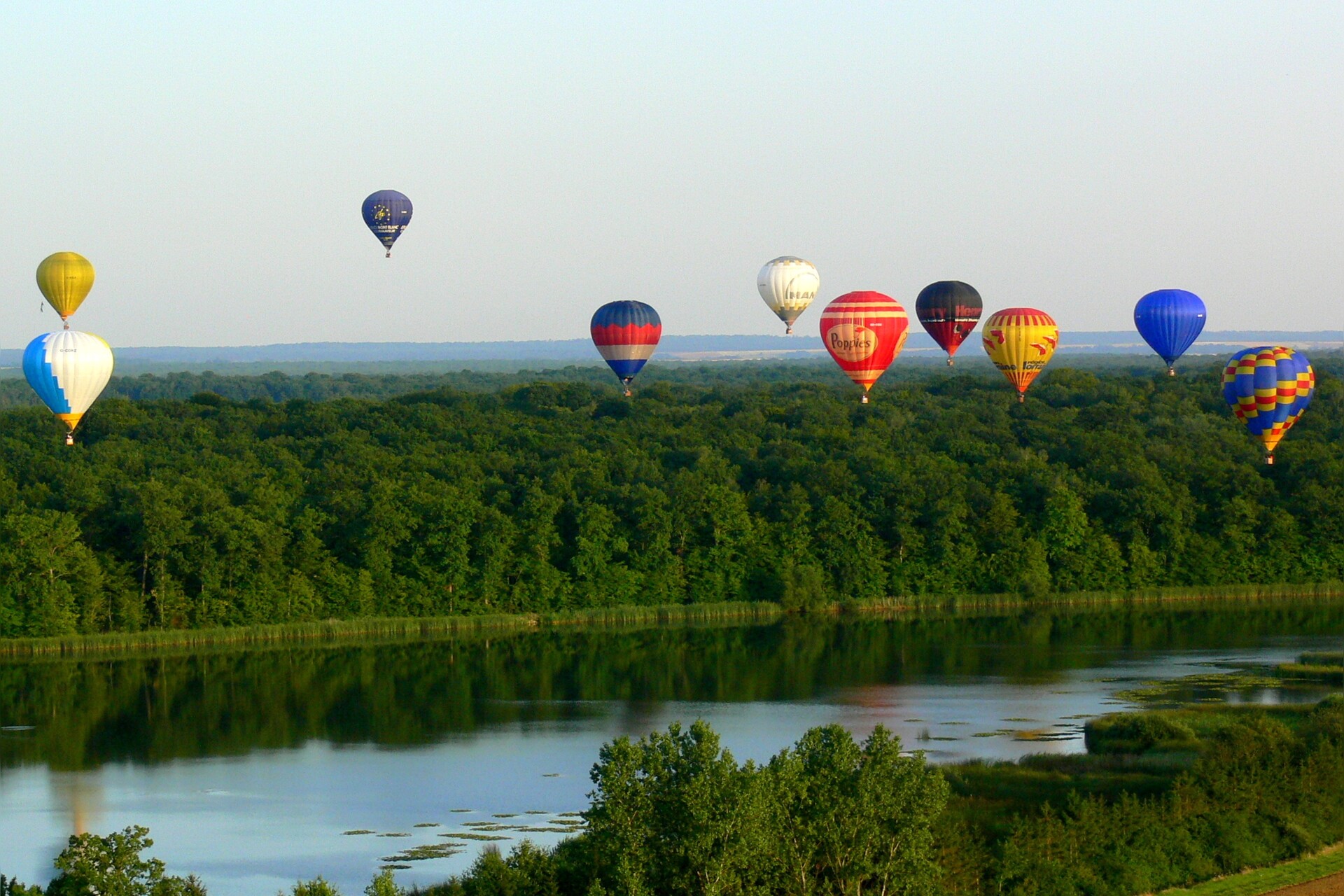 Ballonfahrt Sonnenaufgang