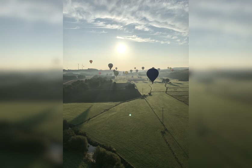 Ballonfahrt Pfälzerwald Überquerung