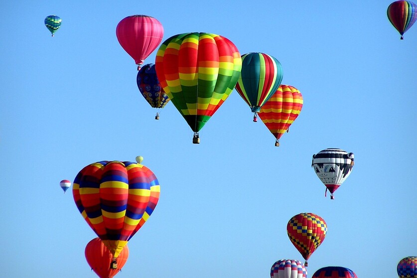 Ballonfahrt Sonnenaufgang