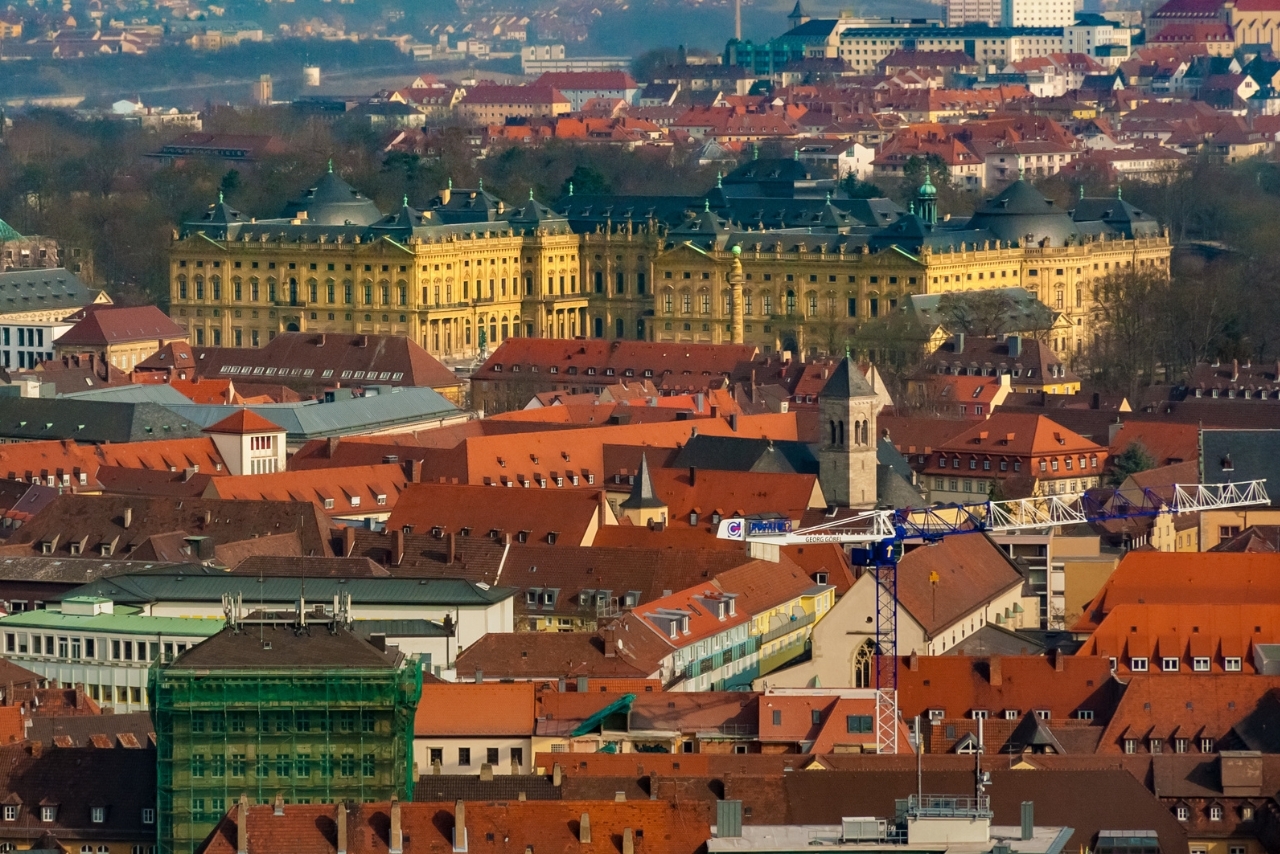 Blick auf die Würzburger Residenz