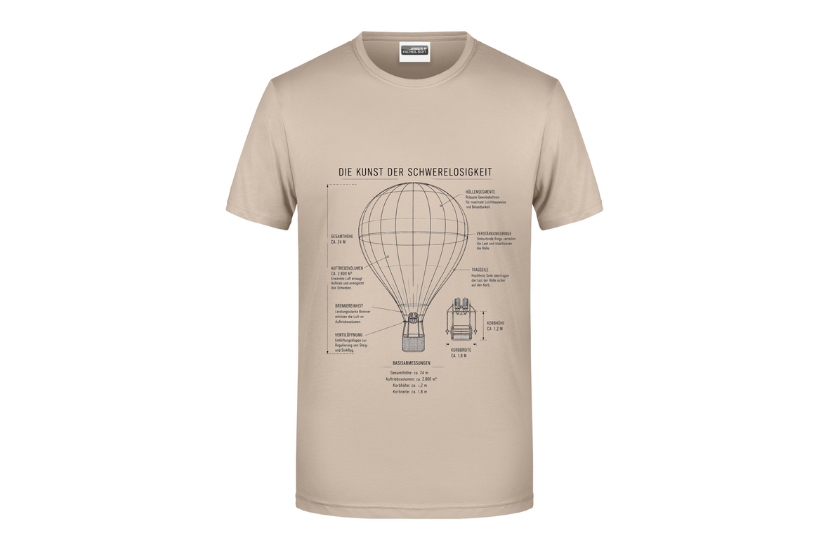 T-Shirt Die Kunst der Schwerelosigkeit