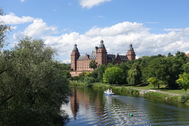 Schloss Johannisburg, Aschaffenburg Sehenswürdigkeit, Aschaffenburg Ballonfahrt