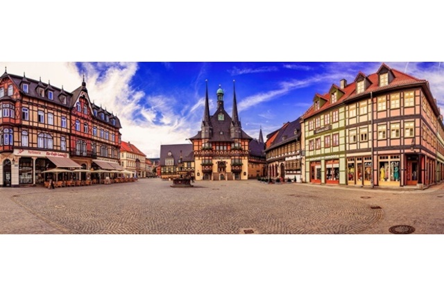 Ballonfahrt Halle, Harz (Wernigerode, Quedlinburg & Halberstadt), Stadtverwaltung Wernigerode Rathaus 