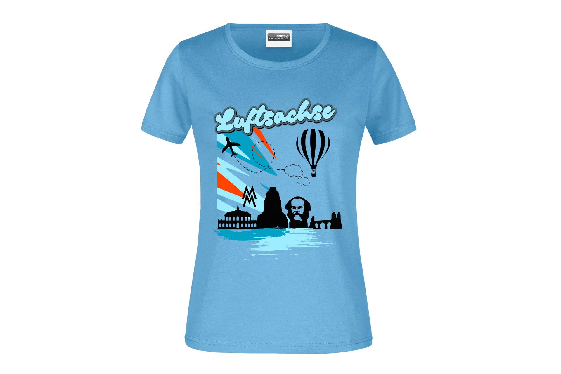 T-Shirt "Luftsachse"