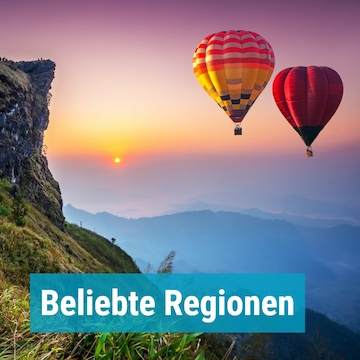 Beliebte Regionen zum Ballonfahren