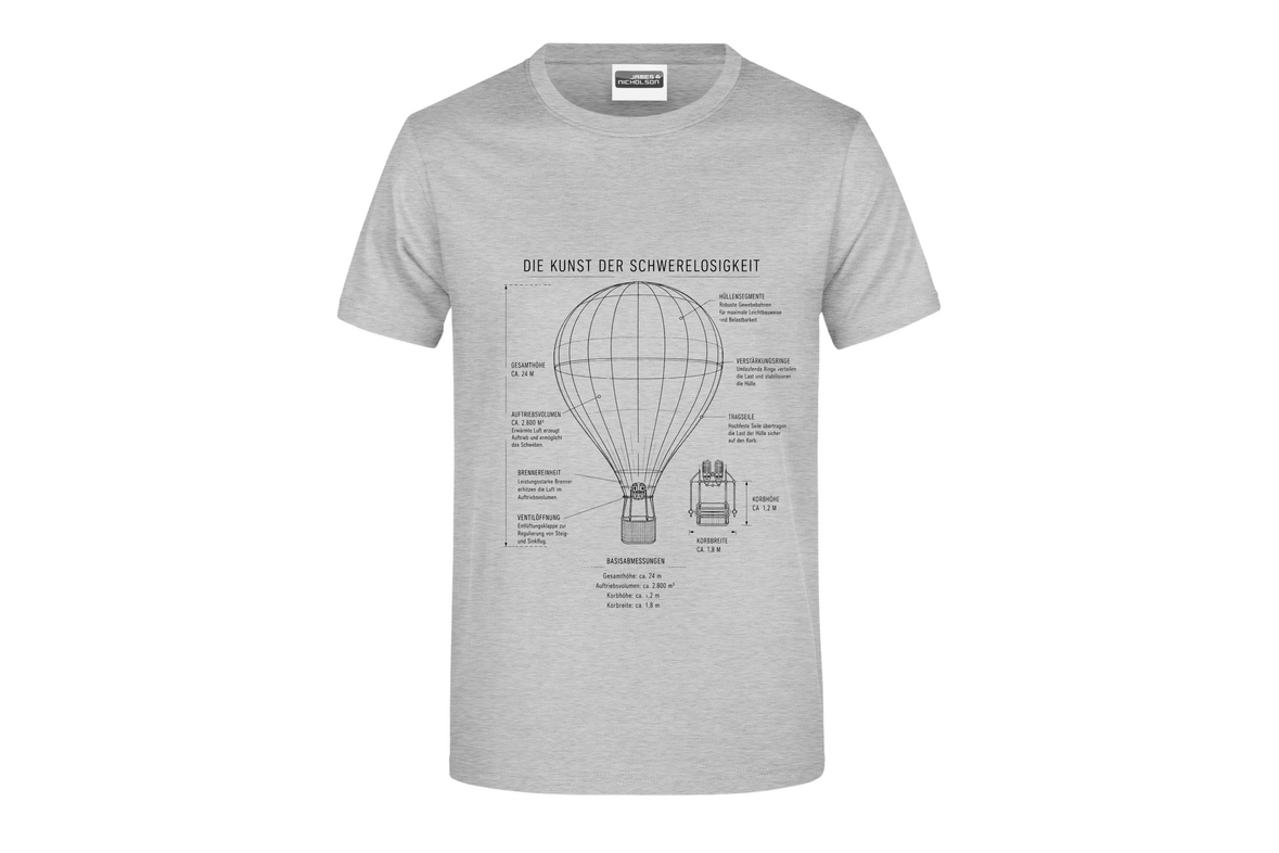 T-Shirt Die Kunst der Schwerelosigkeit