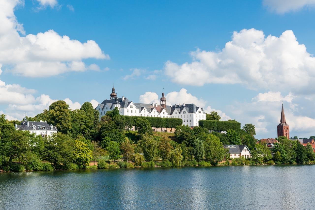 Blick auf Plön vom Plöner See