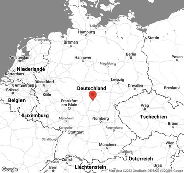 Karte von Ballonfahrt