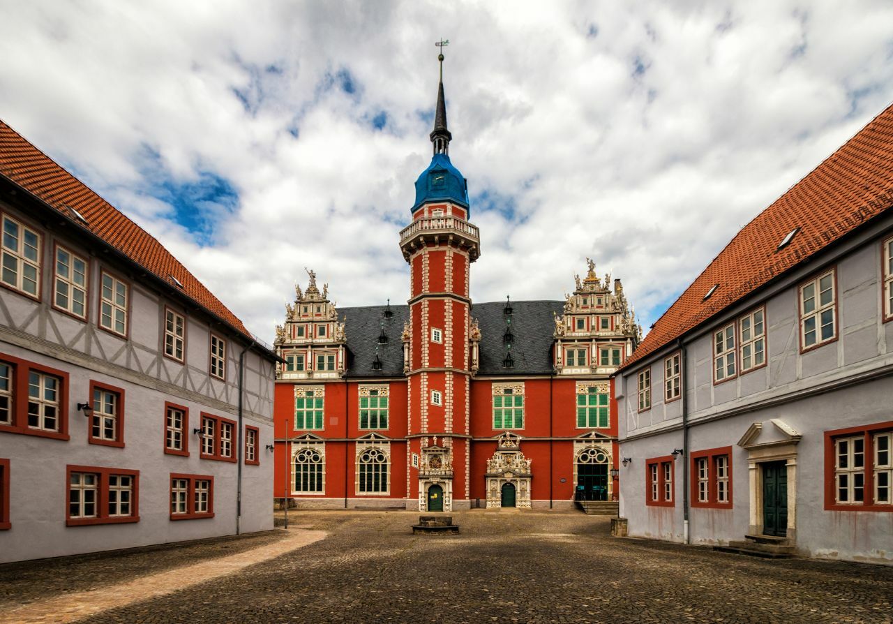Blick auf das Juleum Helmstedt