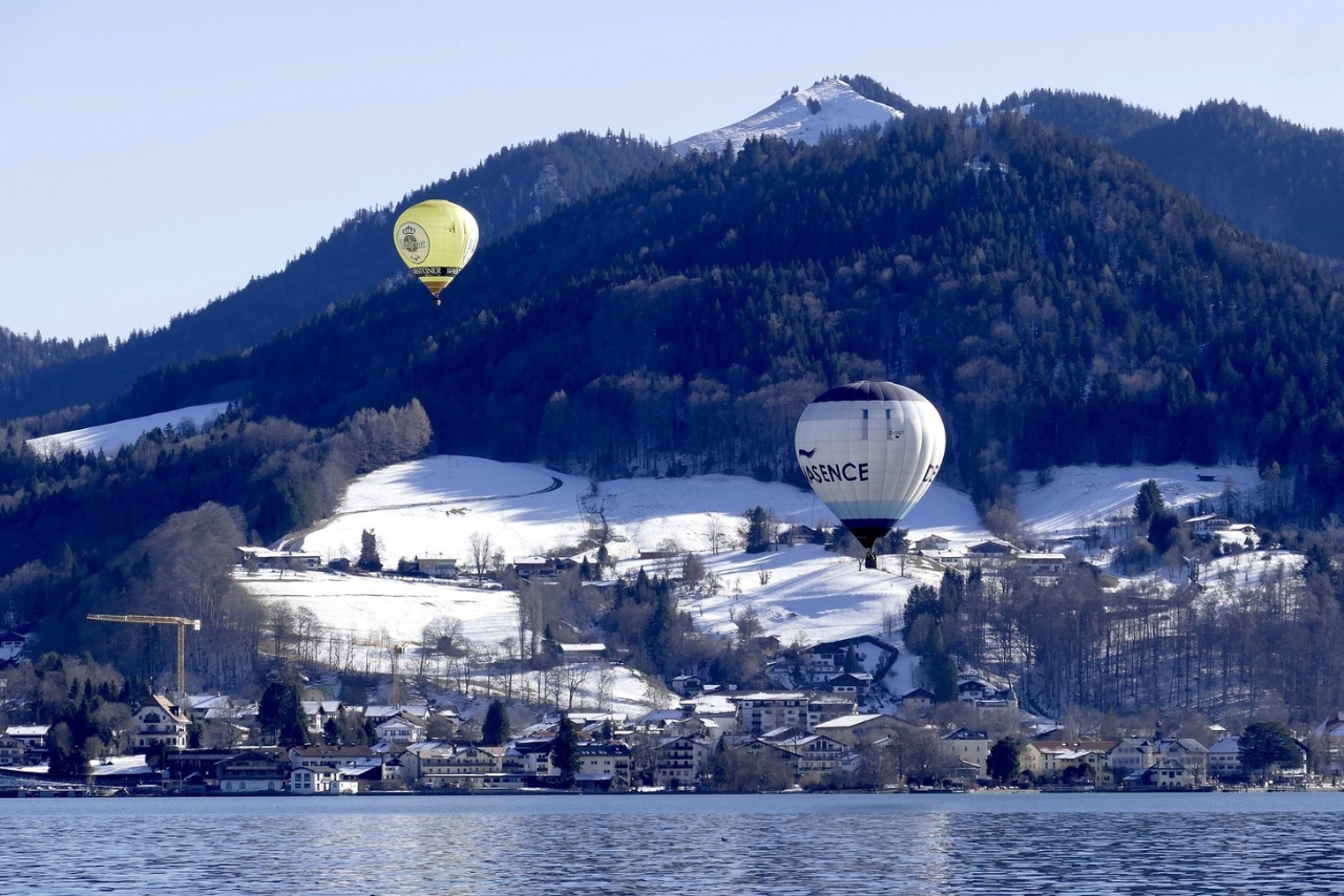 Ballonfahrt über dem Tegernsee