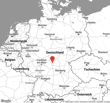 Karte von Ballonfahrt