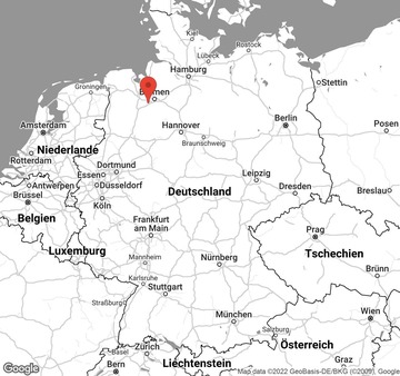 Karte von Ballonfahrt bei Delmenhorst