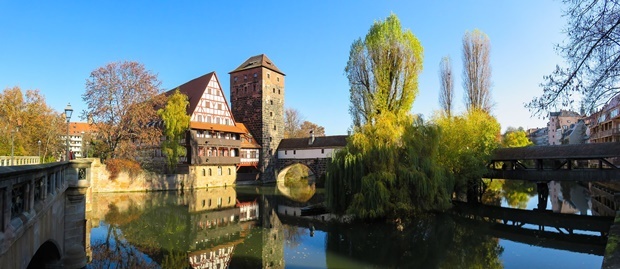 Blick über Nürnberg