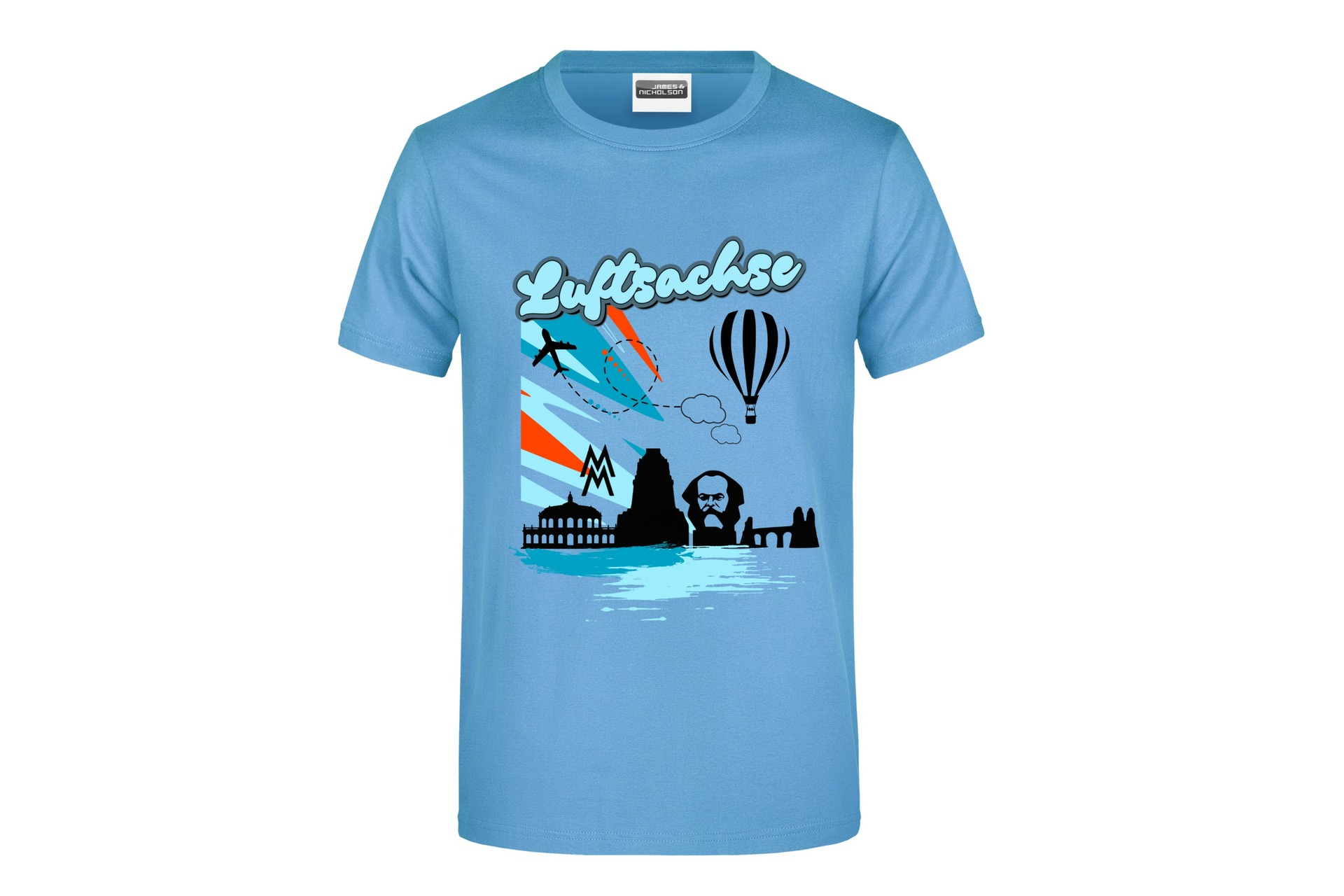 T-Shirt "Luftsachse"