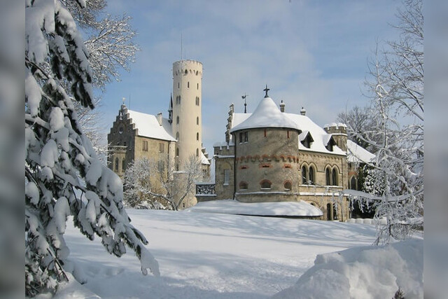 Ballonfahrt Aalen, Winterlandschaft, Schwäbische Alb