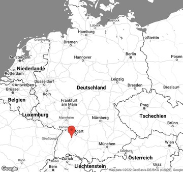 Karte von Ballonfahrt