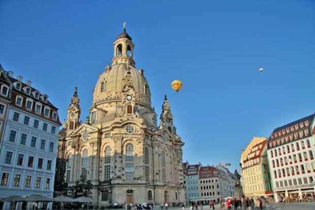 Ballonfahrt Pirna, Sehenswürdigkeiten, Frauenkirche Dresden