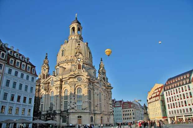 Frauenkirche - Ballonfahrt Dresden