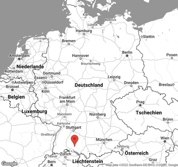 Karte von Ballonfahrt