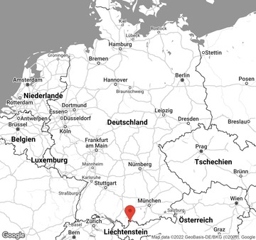 Karte von Ballonfahrt Allgäuer Alpen
