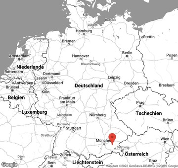 Karte von Ballonfahrt