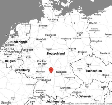 Karte von Ballonfahrt