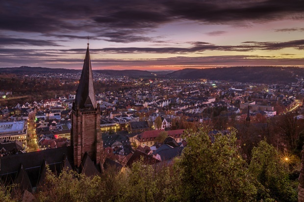 Ballonfahrt Hessen, Marburg