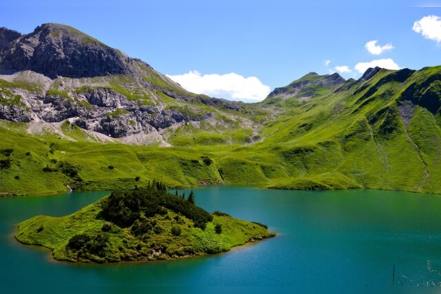 Ballonfahrt Österreich, Raum Allgäu (Neu-Ulm & Kempten), Schrecksee