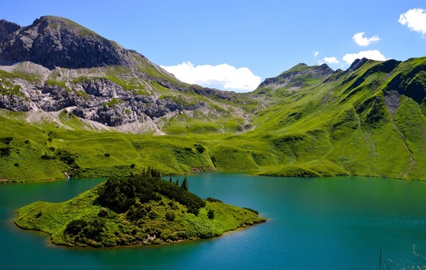 Blick übers Allgäu