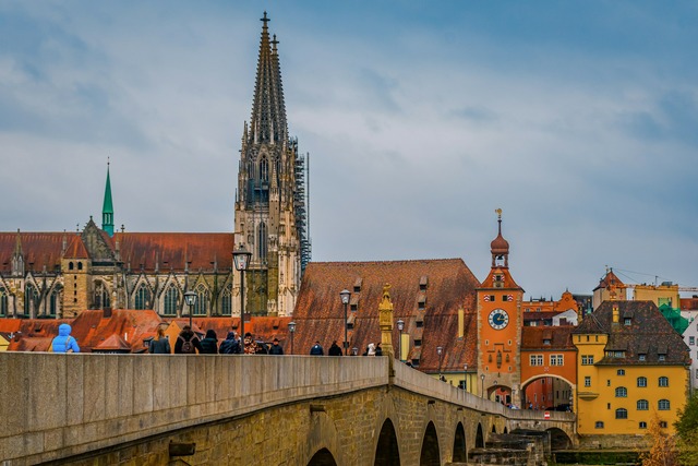 Regensburger Dom St. Peter, Regensburg Ballonfahrt, Sehensw&uuml;rdigkeit Regensburg