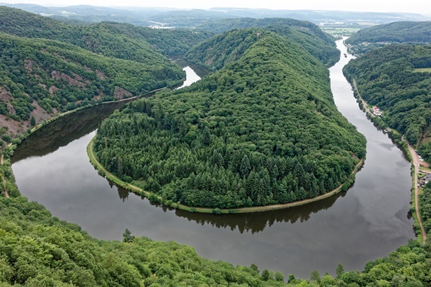 Ballonfahrt Saarland, Saar (Fluss)