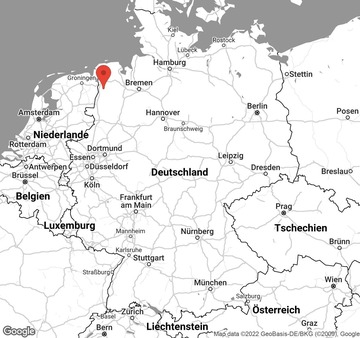 Karte von Ballonfahrt