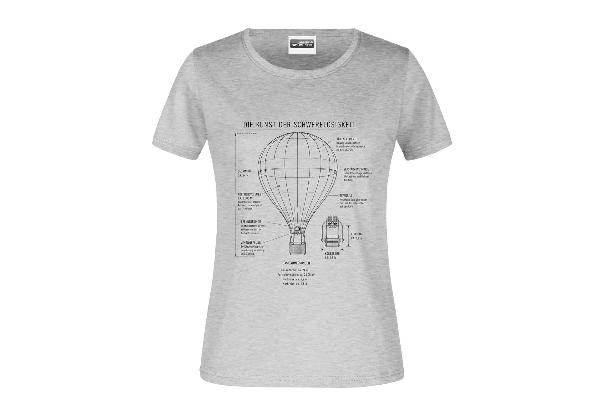 T-Shirt Die Kunst der Schwerelosigkeit