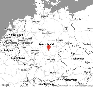 Karte von Ballonfahrt