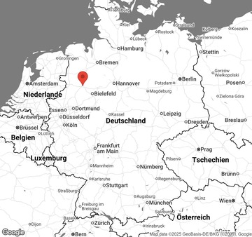 Karte von Ballonfahrt