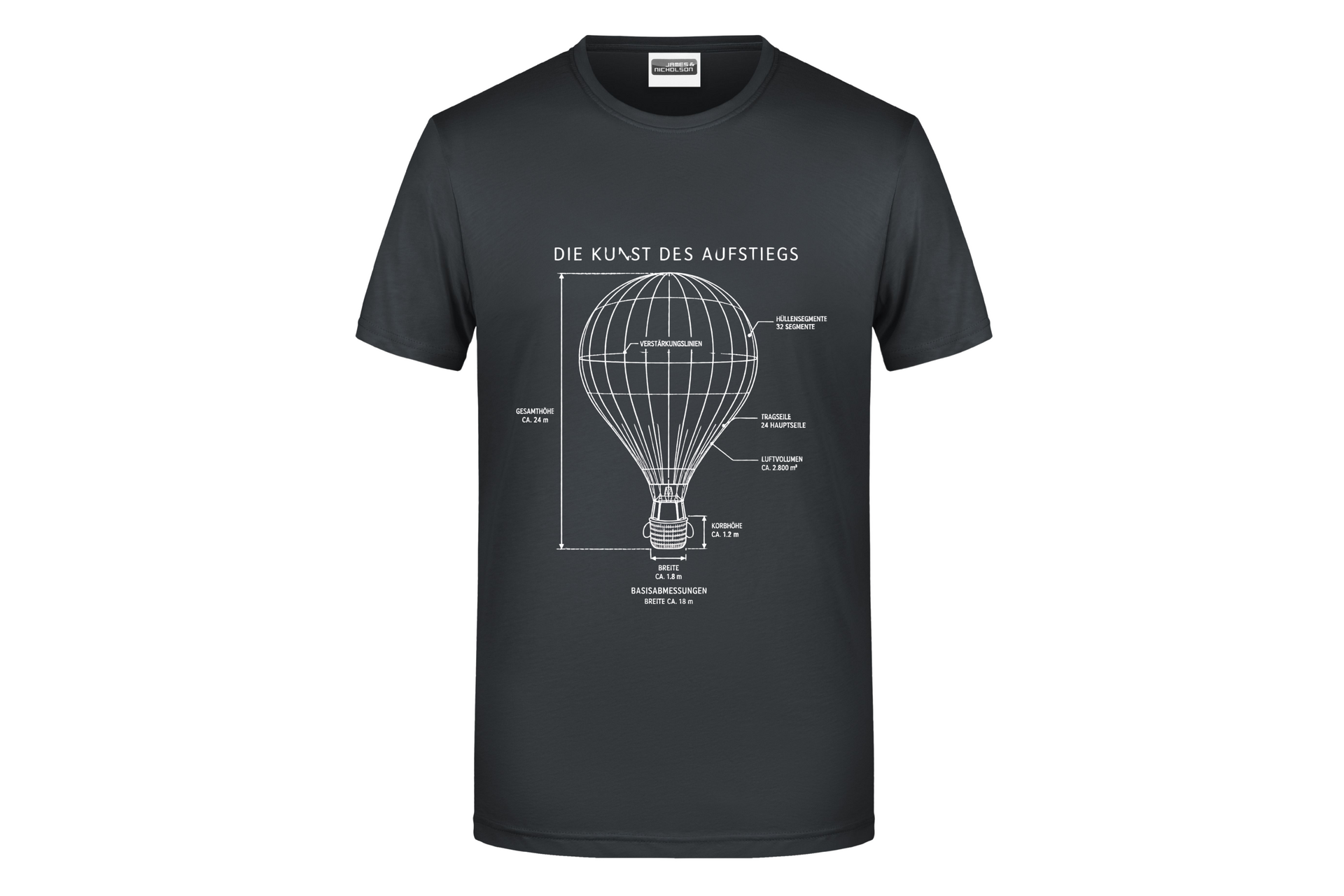 T-Shirt Die Kunst des Aufstiegs