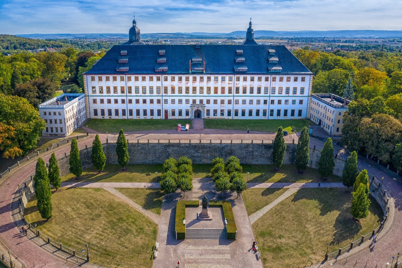 Blick auf Schloss Friedenstein