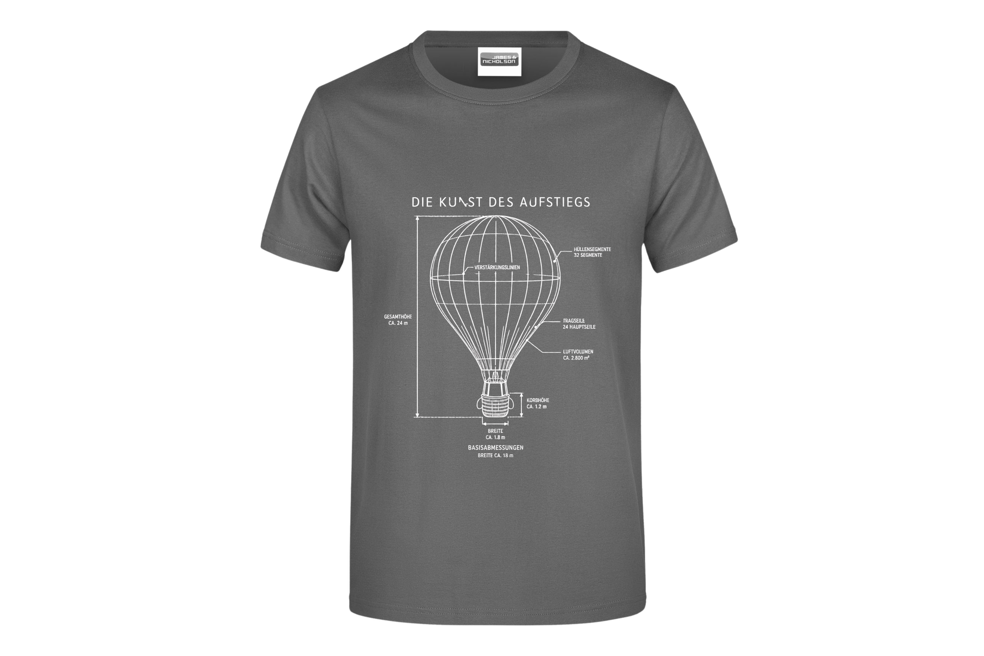 T-Shirt Die Kunst des Aufstiegs