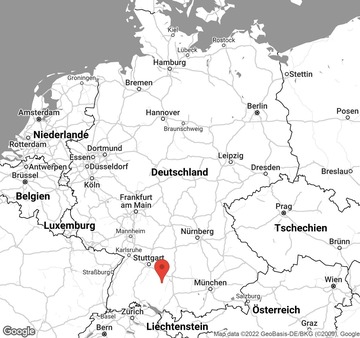 Karte von Ballonfahrt