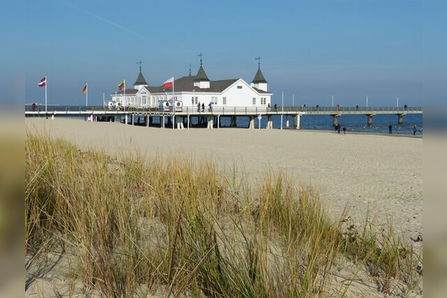 Ballonfahrt Usedom, Sehenswürdigkeiten, Seebrücke Ahlbeck