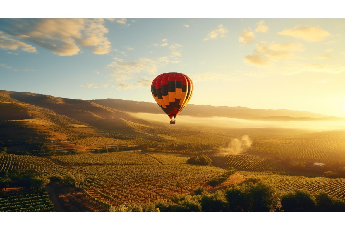 Ballonfahrt Sonnenaufgang