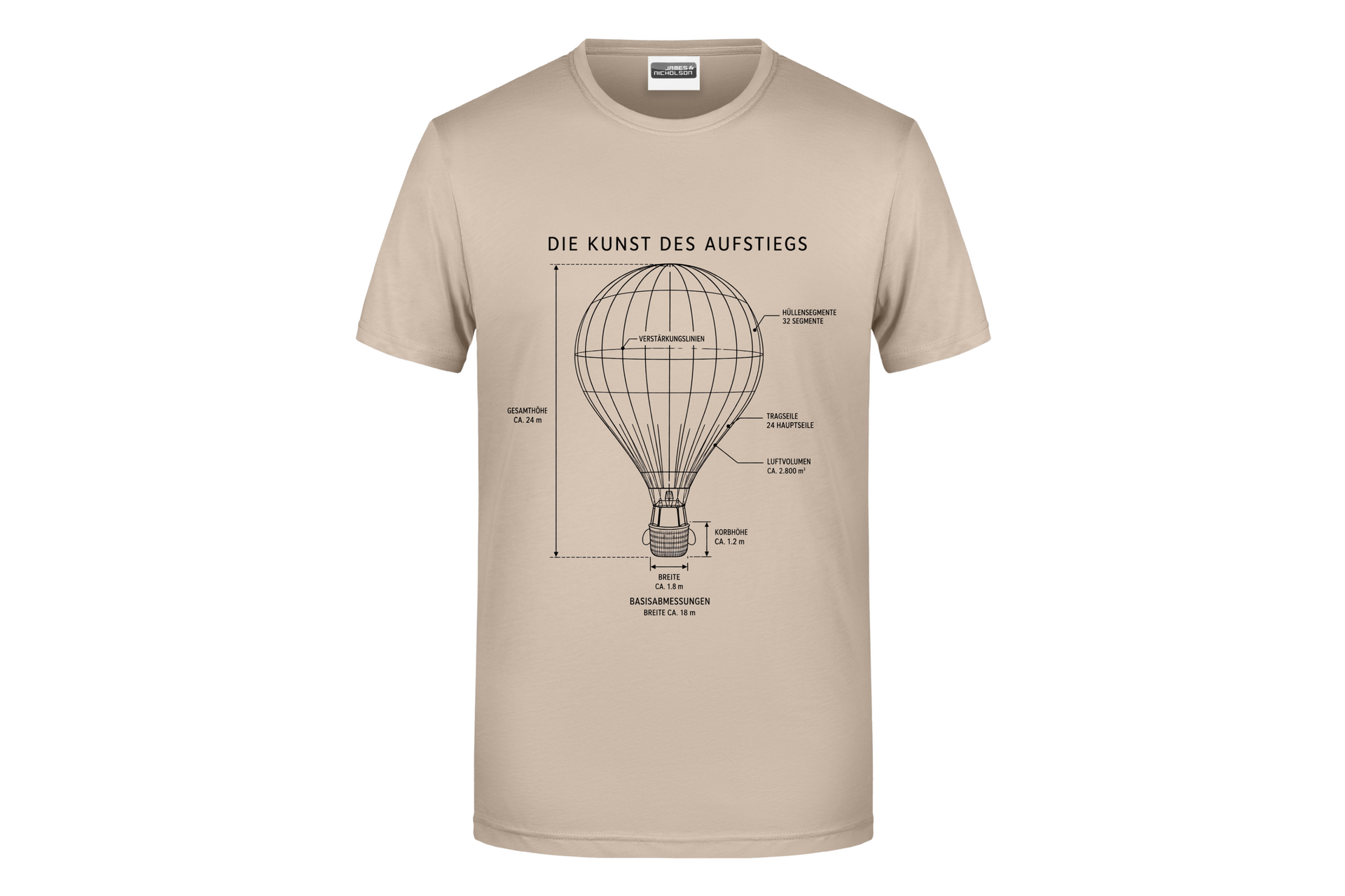 T-Shirt Die Kunst des Aufstiegs