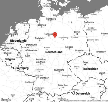 Karte von Ballonfahrt