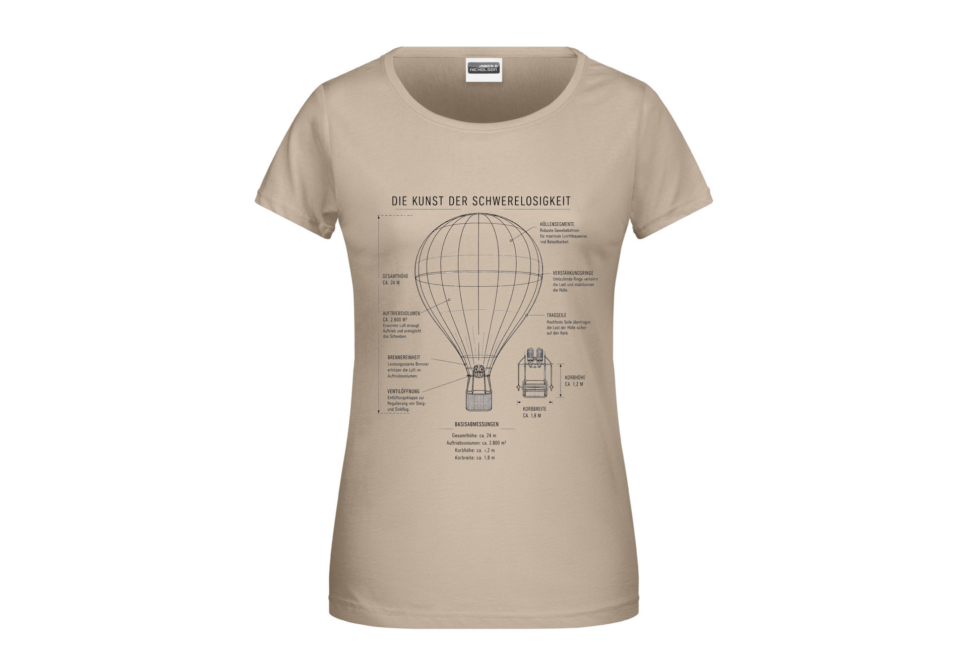 T-Shirt Die Kunst der Schwerelosigkeit