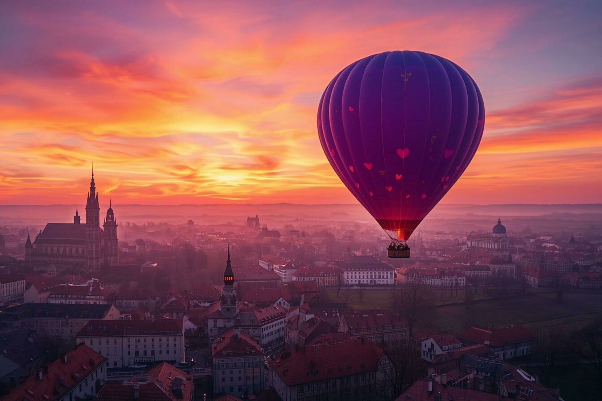 Romantik Ballonfahrt